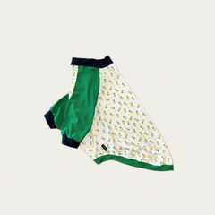 犬服　4XL胴回81　ウォーターCOOL　パイナップル×GR八分袖