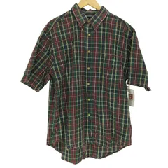 ギャップ Gap 90S OLD デカタグ マドラスチェック B.D S/S シャツ  メンズ import：L 