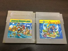 ゲームボーイソフト　スーパーマリオランド　＆　スーパーマリオランド2　6つの金貨　2本セット　D9