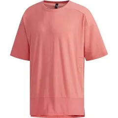 【新品】【JSサイズのみ】adidas(アディダス) メンズ 92 M ID ファブリックミックス Tシャツ プリズムピンク FTL56-DV1112-JS