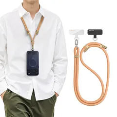 【新品】 [TORRAS] 多用途・丈夫さ 外出が身軽に スマホストラップ ショルダー 首掛け ストラップ 長さ調節可能 タグパッチ 2枚入り ネックストラップ ショルダー スマホ iPhone 16 15 14 13 12 pro max 用 Andro 1