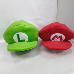 【美品】USJ ニンテンドーエリア限定　マリオ&ルイージ　被り物　2個セット