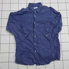 ◇ ⊂ ビューティ&ユース UNITED ARROWS シンプル系 長袖 長袖シャツ サイズXL パープル系 メンズ E  【1509100032182】