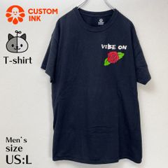 【古着】CustomInk Tシャツ 黒 BLACK【US:Lサイズ】#8731