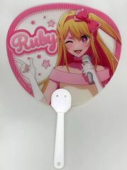[Used] Uchiwa (Japanese fan) - Ruby/Rumi Hoshino - Clear Uchiwa "Oshi no Ko Festival in Seibu-en Amusement Park"