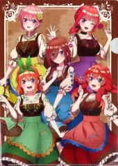 【中古】クリアファイル 集合(等身) A4クリアファイル カントリーver. 「映画 五等分の花嫁」 TSUTAYA限定