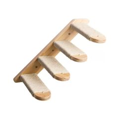 【人気商品】キャットステップ 壁付け 階段 4段 猫用 キャットウォーク 木製 猫用ステップ キャットタワー 猫 壁 ステップ 猫 階段 ステップ