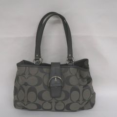 IT329997 コーチ ショルダーバッグ トートバッグ シグネチャー F19253 グレー レディース COACH 中古