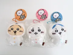 3体セット ナガノのくま ちいかわにかぶられたぷちミニマスコット ちいかわ・うさぎ・ハチワレ
