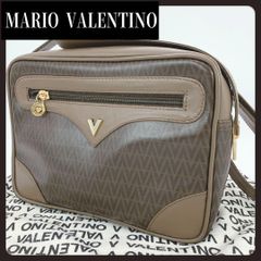 DIANA VALENTINO ロゴプリント ナイロンキャンバス ハンドバッグ 