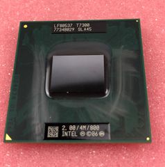 【中古パーツ】複数購入可 CPU Intel Core 2 Duo T7300 2.0GHz  SLA45  Socket P 2コア2スレッド動作品 ノートパソコン用