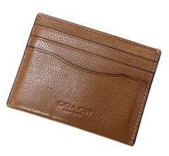 【2243】★美品★ コーチ カードケース ブラウン F29140 レザー メンズ ブランド小物 パスケース COACH 名刺入れ 定期入れ