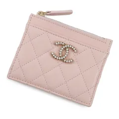 シャネル コインケース マトラッセ ココマーク フラグメントケース キャビアスキン ラインストーン AP4556 カードケース