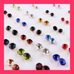 【スタッフおすすめ！】Blesiya 女性 可愛い ピアス スタッド 盛り合わせ 人気 ジュエリーセット ハートボックス 36ペア 贈り物 全４種類選べ - ＃３