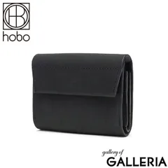 ホーボー 財布 hobo NUBUCK COW LEATHER ACCORDION WALLET 二つ折り財布 本革 ヌバック レザー 日本製 メンズ レディース HB-W4003 BLACKのサムネイル