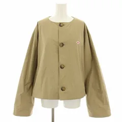 ダントン DANTON インサレーションカラーレスショートジャケット ノーカラージャケット 中綿ジャケット アウター 36 ベージュ DT-A0462 /YT
