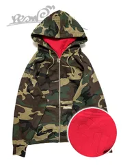 Supreme 迷彩柄 ジップアップパーカー Supreme スモールボックスロゴ ジップアップパーカー スノーカモ