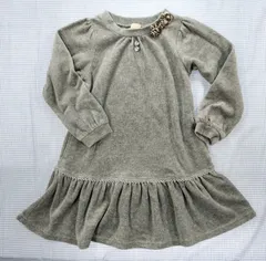 プティマイン petitmain ナルミヤ ワンピース 長袖 110cm 子供服 中古