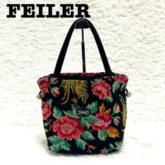 FEILER フェイラー花柄　巾着　ハンドバッグ　パラディス柄　鳳凰
