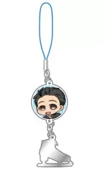 【中古】キーホルダー・マスコット(キャラクター) 勝生勇利(描き下ろしプレートタイプ) 「ユーリ!!! on ICE メタルチャームコレクション」