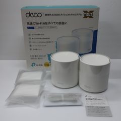 【美品】TP-Link Deco X60 AX3000 Wi-Fi 6 ルーター 2ユニット