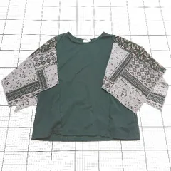 ◇ ⊂ ビームス ハート 柄入り 半袖 半袖シャツ サイズ表記なし ブラック系 レディース E  【1508200027289】