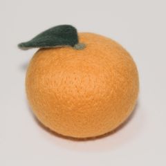 羊毛フェルト 橙