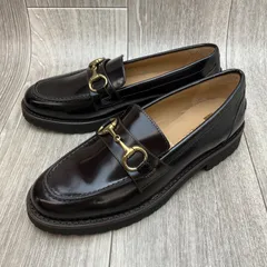 PASCUCCI 】シボレザー トラックソール チェーンローファー ネイビー