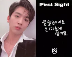 【中古】コレクションカード(男性) WEi/キム・ヨハン(Kim YoHan)/裏面黒/CD「IDENTITY ： First Sight」(i Ver.)フォトカード