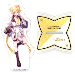 【中古】雑貨 鏡音レン クリアスタンド 「タイトーくじ 初音ミク 39(ミク)の日 記念くじ 2nd season」 D賞