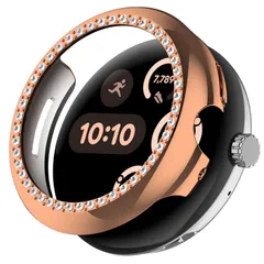 【新着商品】CIOODDW for Google Pixel Watch 1/2/3 41mm カバー ダブルダイヤモンド キラキラ 超簿軽量 PC素材 耐衝撃 装着簡単 google pixel watch 対応 可愛い 傷防止 簡単に取り付け・取 全面保護
