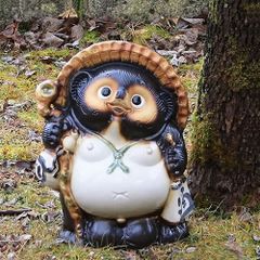 信楽焼 13号福狸 タヌキ たぬき 狸 高さ43㌢ - メルカリ