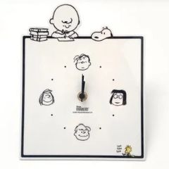 新品未使用/PEANUTS  STUDYスヌーピー　アクリル壁掛け時計