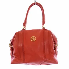 トリーバーチ TORY BURCH ハンドバッグ ボストンバッグ レザー ゴールド金具 オレンジ /KHのサムネイル