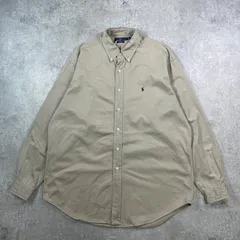 90年代 Ralph Lauren ラルフローレン BLAKE ボタンダウンシャツ コットンシャツ メンズ2XL相当 