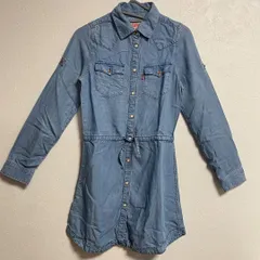 LEVI'Sワンピース　古着　１４　デニム　小さめサイズ