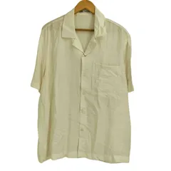 ザラ ZARA ワッシャー加工 開襟 半袖シャツ メンズ import：S 