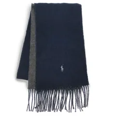 ☆人気商品☆【新品・未使用】ポロ ラルフローレン マフラー メンズ レディース リバーシブル 男女兼用 PC0455 POLO RALPH LAUREN クリスマス プレゼント