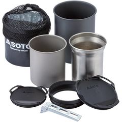 Coleman 新品コンパクトアルミクッカーセット&新品アミカスダブル