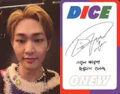 SHINee  ONEW  トレカ　オニュ　DICE SHINee ONEW トレカ オニュ DICE 2025年最新】オニュ diceの人気
