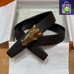 【今日WTO】Hermes エルメス Yachting バックル ダブルフェイスベルト-1-XYJ01