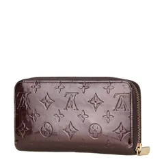 ルイ ヴィトン モノグラム ヴェルニ ジッピーウォレット ラウンドファスナー 長財布 M93522 アマラント パープル パテントレザー レディース LOUIS VUITTON【228-92741】