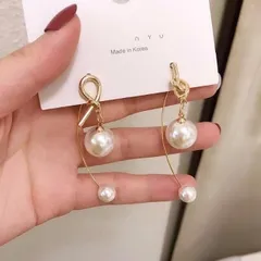 ⑥【大人気】韓国 ピアス パール 大粒 華やか シンプル プレゼント トレンド