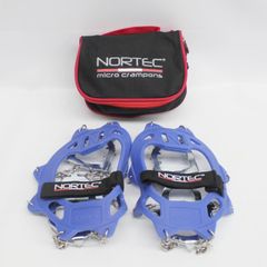 【中古品】NORTEC ﾉﾙﾃｯｸ ﾏｲｸﾛｸﾗﾝﾎﾟﾝ ALP base ﾌﾞﾙｰ ﾍﾞﾙｸﾛﾊﾞﾝﾄﾞ付 Mｻｲｽﾞ