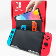 ほぼ未使用・超美品 Nintendo Switch 本体 (有機ELモデル) Joy-Con(L)ネオンブルー/(R)ネオンレッド
