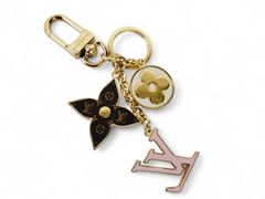 ルイヴィトン モノグラムフラワー スプリングストリート M01187 キーリング LOUIS VUITTON