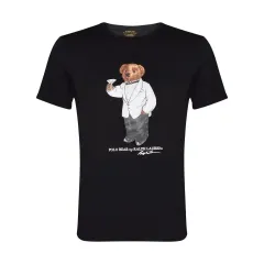 L ポロ Ralph Lauren(ラルフローレン) マティーニ ベア くま 黒 Tシャツ 新品