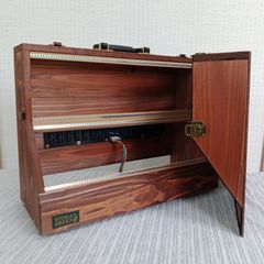 【モジュラーシンセ】6U 168HP Portable Eurorack Wood Case with Power Unit VG-841-P
