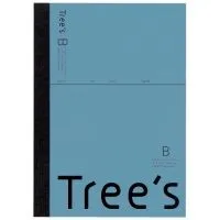 Trees  Ａ６  Ｂ罫  ４８枚  ブルーグレー  【キョクトウ・アソシエイツ】