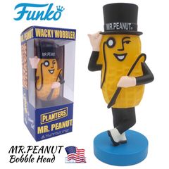 新品 🇺🇸 MR.PEANUT FUNKO ファンコ社 ピーナッツ プランターズ ピーナツ ボビングヘッド アメリカン雑貨 フィギュア インテリア ガレージ アメ車 カスタム コレクション